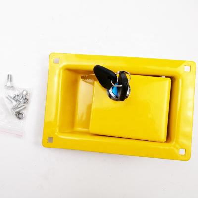 China 100% Excavator New Construction Machinery Parts Cabin Door Lock Assembly Cabin Door Lock for sale