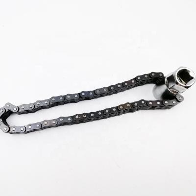 China Excavator Professional Good Quality Double Chain Wrench Machine Oil Filter Wrench for sale