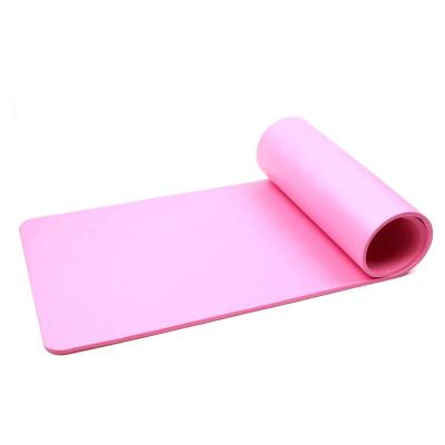 China NBR 10mm thick comfortable gym yoga exercise mat nbr non-slip home mat large for sale