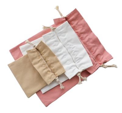 China Mini Gift Bag Factory Price Canvas Bags Drawstring Cotton Canvas Made in China for sale