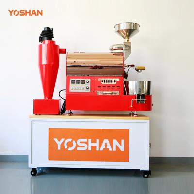 China 3KG Pan Bean Roasting Machine Parts Yoshan Guatemala Commercial Coffee Burner for sale