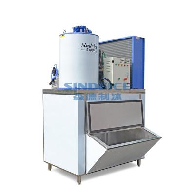 China Industrial hot selling flake ice machine 1 ton / flake ice machine for fish for sale