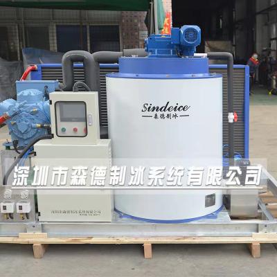 China New Original SINDEICE Easy Operating 5000 Kg Solar Ice Flake Machine / Flake Ice Machine For Vegetable Cooling for sale