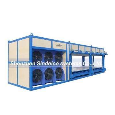 China Hotels SINDEICE TOP 10 Block 10Ton/24H Direct Cooling Ice Machine 1-30 Ton Block Ice Maker Factory For Fresh Keeping for sale