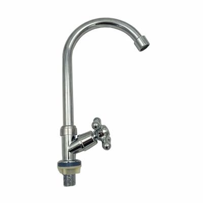 China Other KFD Desktop-Mount Kitchen Cold Faucet 360 Rotatable Quick Open Kitchen Sink Basin Faucet Alone for sale