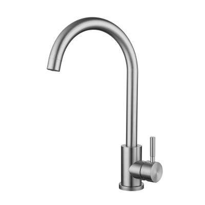 China Pull Out 304 Stainless Steel Large Three Way Bend Plant Basin Sink Faucets Hot And Cold For Kitchen for sale