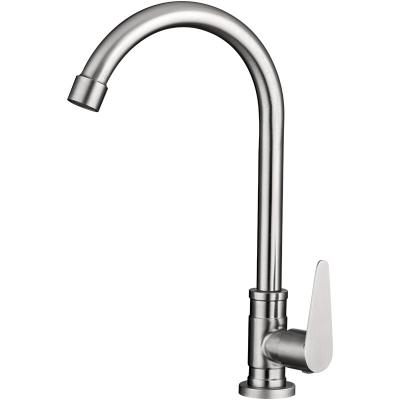 China Household Wholesale Kitchen Direct Spray Factory Stainless Steel Single Cold Pull Out Faucet For Vegetable Basin Sink for sale