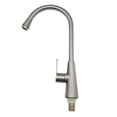 China Pull Out Popular China Deck Mount Kitchen Sink Faucets Lower Prices 304 Stainless Steel Single Handle for sale