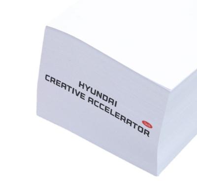 China Wholesale White Custom Logo Office Notepad Glued Adhesive Binding Notepad for sale