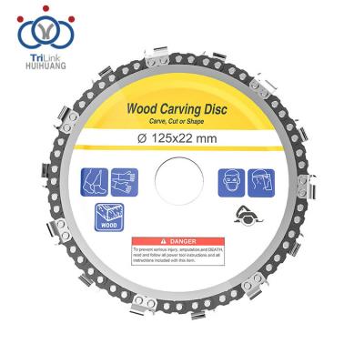 China Easy Wood Circular Saw Disc 5 Inch 14 Teeth Wood Chipper Chain Cutting Disc for sale