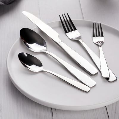 China CLASSIC 18/0 Silver Rose Gold Houseware Mirror Stainless Steel Flatware Set Restaurant Party Home Service For 4 for sale