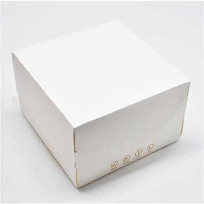 China Disposable Custom Original Recycled Disposable Cake Packaging Paper Box for sale