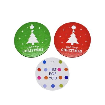 China Recycled Christmas 2020 New Paper Hang Tags For Wedding Gift And Bakery Package for sale