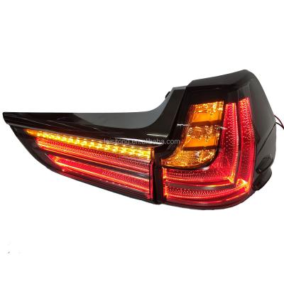 China Turn Light+Brake LED Tail Light FOR Lexus LX570 Full LED F-sport 2016-2019 Rear LAMP Smoked Black for sale