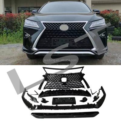 China ABS Factory Modified Tank Landing Ship Grill For LEXUS 2016-2019 RX300 RX200T Upgrade 2020 RX350 RX450H Body Kit for sale