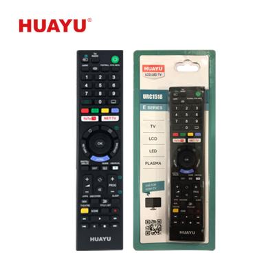 China Smart TV SYSTO HUAYU URC1518 Use For SONY Universal Remote CONTROL TV Smart Fixed Code For LCD LED TV Black for sale