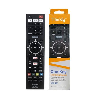 China iHandy UNIVERSAL TV DVD SAT SYSTO CRC86E IR REMOTE CONTROLLER LEARNING OUTSIDE for sale