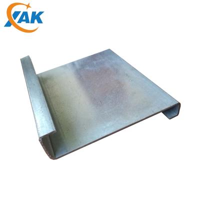 China Construction XAK HDG Galvanized Z Shape Profile Z Beam Steel Z Channel Purlin For Light Metal Construction Rail Framing for sale