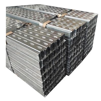 China Solar Powered Mounting System XAK HDG Building Materials Slotted Galvanized Strut C Channel Professional Manufacturer China for sale