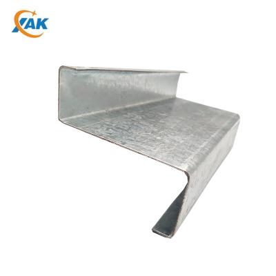 China 2020 Construction Galvanized Cold Bending Structural Steel Channel Z Purlin Z Section Profile Dimensions for sale