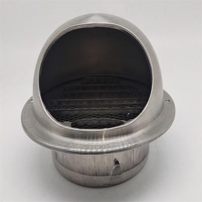 Chine acier inoxydable 3inch épais canalisant la couverture ronde d'évent de chapeau de mur de cuisine d'acier inoxydable à vendre