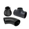 China Seamless Welded Equal Black carbon Steel Smls bw buttweld Elbow Tee Pipe Fitting for sale