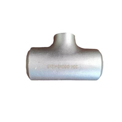 China Pipe Fittings Stainless Steel Tee 304 316 SCH10 Water Supply Fire Drainage Seamless Tees DN40 for sale