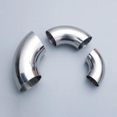 China Sanitary Stainless Steel Pipe Fitting Elbow Male / Female Elbow for sale