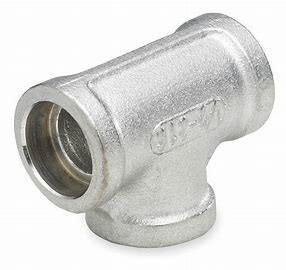 China 304 Stainless Steel Equal Groove Tee Sanitary Tee Fittings For Pipe Connection en venta