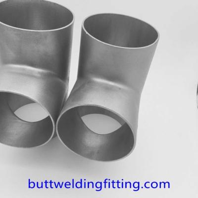 China Chlorination Systems Seamless Stainless Steel Pipe Tee Fittings Excellent Resistance for sale