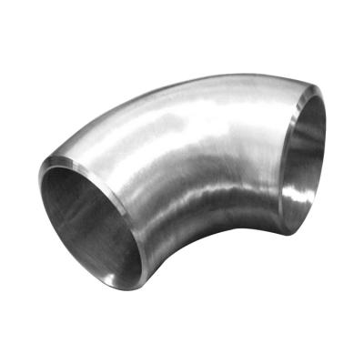 China ASTM B363 Titanium Pipe Fittings 90 Degree Dn65 Titanium Elbow Equal Stock Price for sale