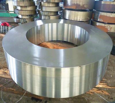 China El acero de forja del diámetro grande del cliente del OEM 42CrMo forjó las piezas de Ring Ball Milling Rolling Ring del laminado de acero en venta