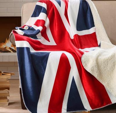 China 2022 new anti-pilling plush metallic knitted with double layer star carving sherpa flannel blanket for sale