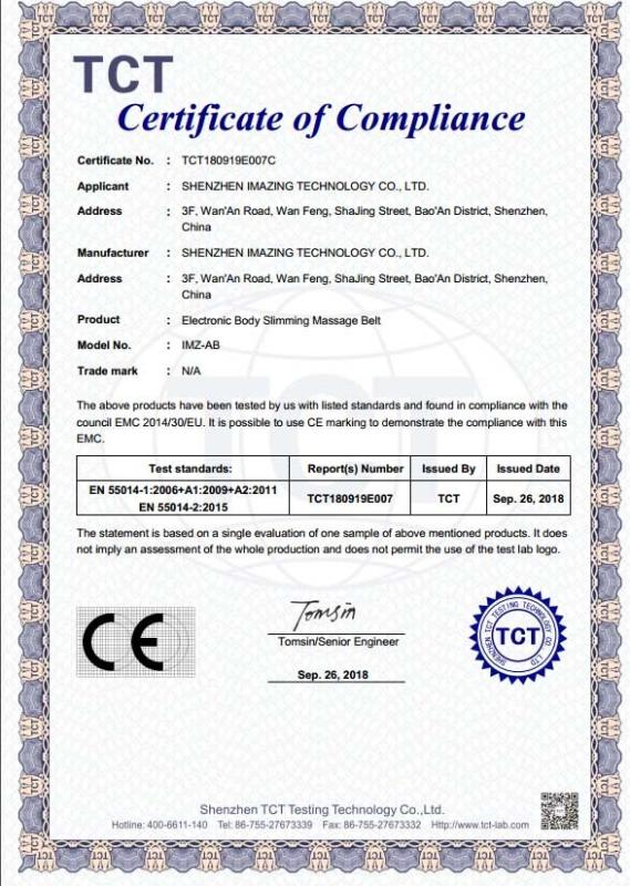 CE - Shenzhen Imazing Technology Co., Ltd.