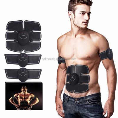 China Body Abdominal Muscle Toner Body Toning Fitness Workout Device Abs Muscle Fit Belt Toning Electric Gym Body Massager Machine for sale