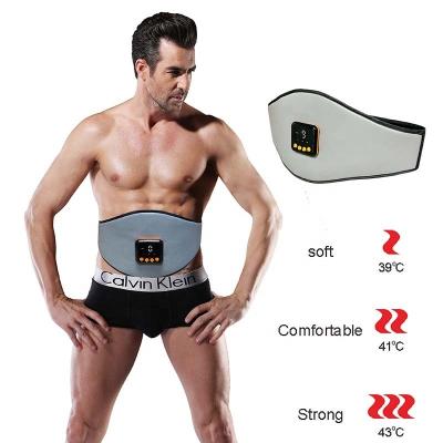 China 2021 New Product Heating Muscle Trainer Belt Body Building Slimming Abdomen Trainer Belt for sale