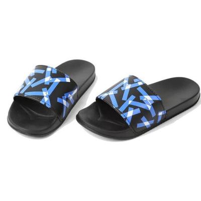 China Hot Slide Flip Flops EVA Custom Logo Slide Sandals Anti-odor Printing Sublimation Beach for sale