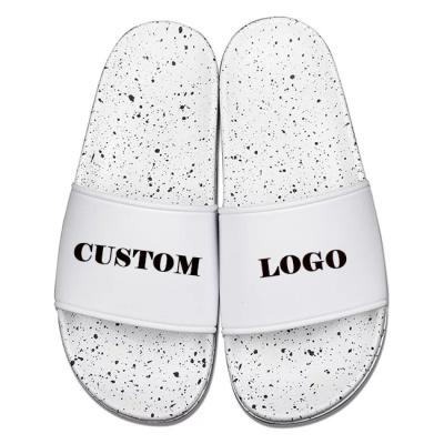 China Customized Empty Anti-odor PVC Sublimation Slide Sandals Men And Women Quickly Delivery Time for sale