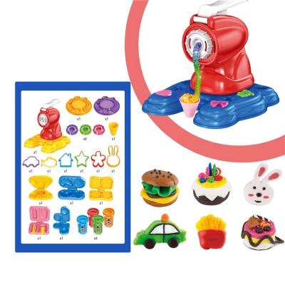 China 2021 Colorful Wheat Flour High Quality Wheat Flour Clay Mold Tool Toy Educational Set For Children for sale