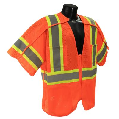 China Hi-Force Custom Mesh Class 3 Safety Loose Reflective Surveyor Vest for sale