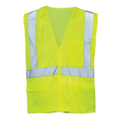 China High Visibility Factory Directly Top MESH Economy Safety Reflective Vest with 5 Pocket Zipper, Multi Pockets Invest for sale