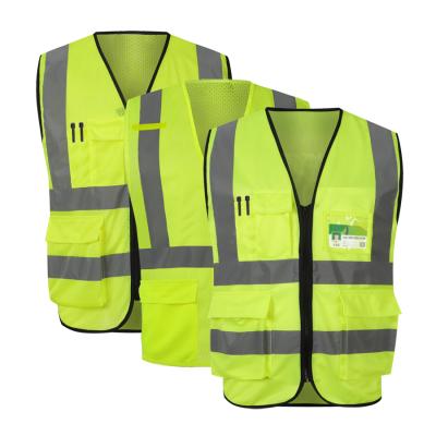 China High Level Reflective in Quality Orange Training Safety Vest for sale