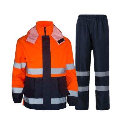 China Factory direct china factory direct high visibility wholesale cheap breathable safety hi force reflective rain suits for sale