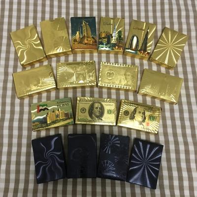 China Plastic Supply Waterproof Gold Foil Playing Card for sale