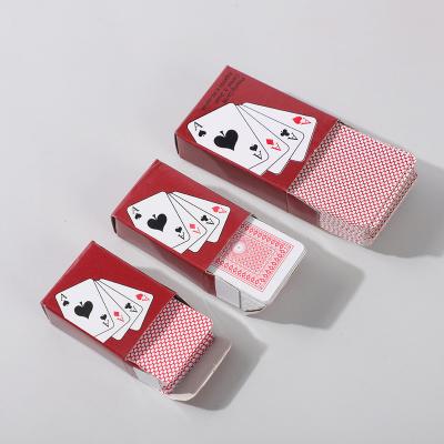 China Mini paper positioning hotsale poker, red poker, small game card for sale