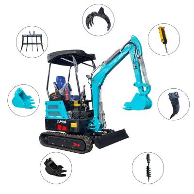 China Hotels FAST NEW DELIVERY LZ20 Mini Trench Digger China Crawler Mini Excavator Garden Track Digger Excavator for sale