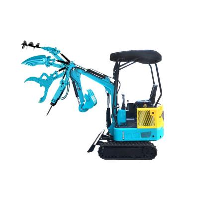 China Hotels FAST DELIVERY China Micro Excavators 1.3ton Mini Crawler Digger Machine Small Excavator for sale