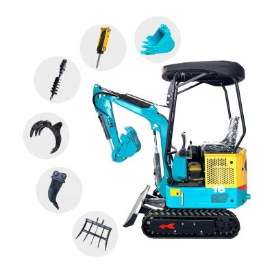 China Hotels FAST DELIVERY Chinese 1.3 ton mini mini digger new mini+digger hydraulic excavator for sale