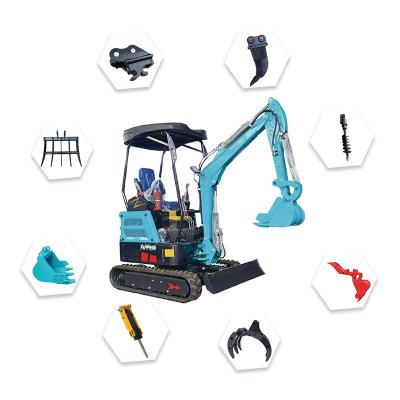 China Hotels FAST DELIVERY mini minigraver mini digger compact China excavators wholesale prices with thumb bucket for sale for sale