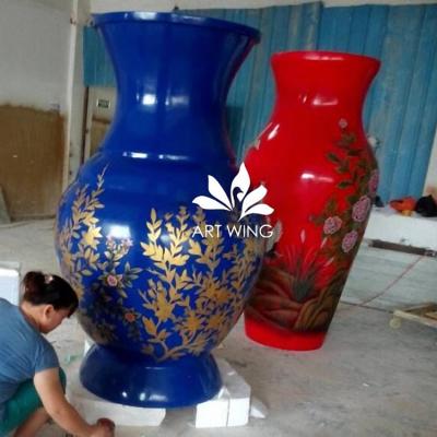 China Large durable material cheap outdoor colorful flower pot plant pots for sale for sale